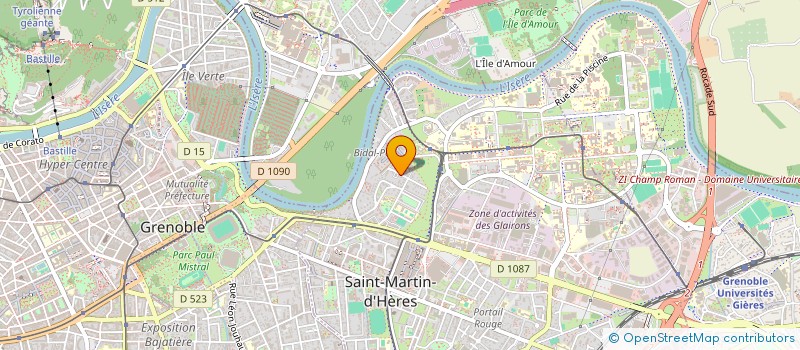 localisation de l'entreprise MADAME MICHELE FIORE  SAINT-MARTIN-D'HERES