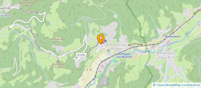 localisation de l'entreprise MADAME MICHELE FOESSEL  METZERAL