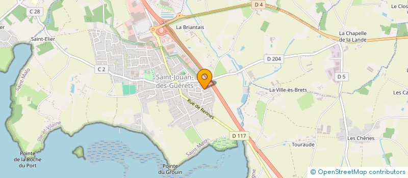 localisation de l'entreprise MADAME MICHELE FOIX à SAINT-JOUAN-DES-GUERETS