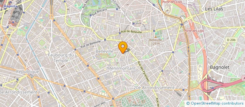 localisation de l'entreprise MADAME MICHELE FORGUES  PARIS