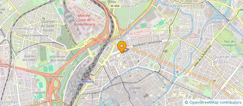 localisation de l'entreprise MADAME MICHELE FOUASSEUR  STRASBOURG