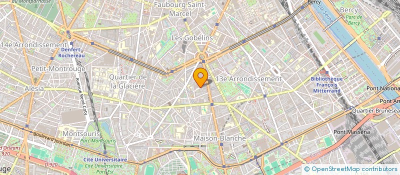 localisation de l'entreprise MADAME MICHELE FOURTANIER  PARIS