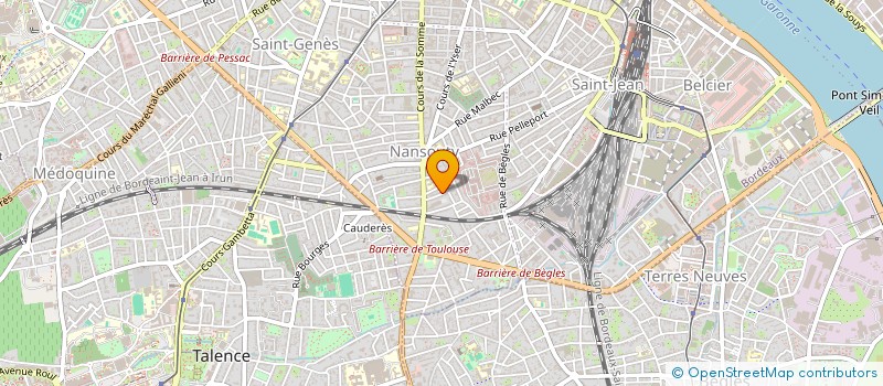 localisation de l'entreprise MADAME MICHELE FRAISSE à BORDEAUX