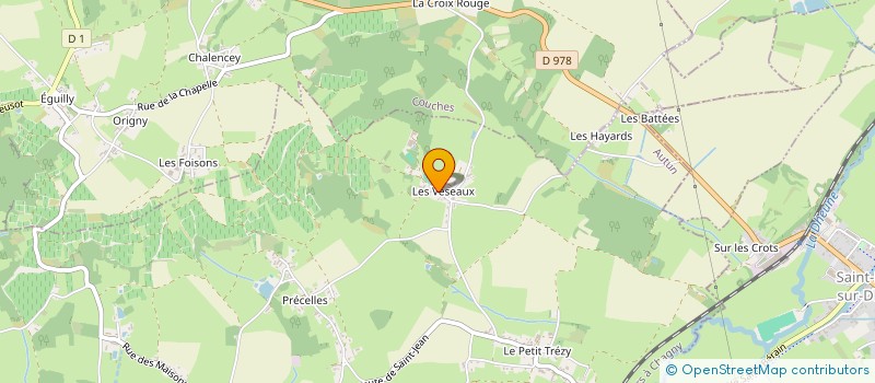 localisation de l'entreprise MADAME MICHELE FRANCOIS  SAINT-JEAN-DE-TREZY