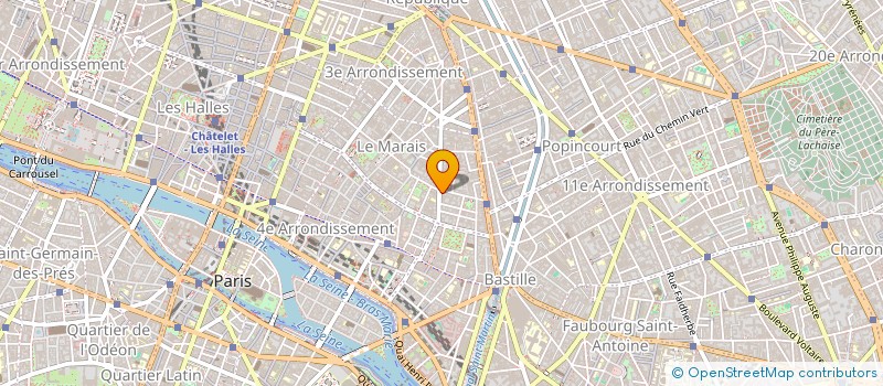 localisation de l'entreprise MADAME MICHELE FRANZOSI  PARIS