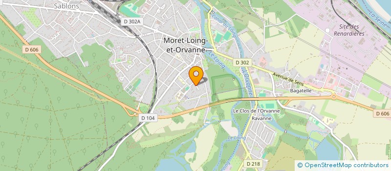 localisation de l'entreprise MADAME MICHELE FRITSCH  MORET-LOING-ET-ORVANNE