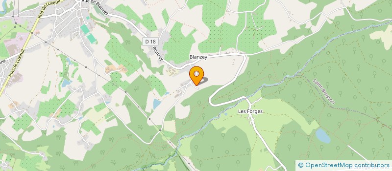 localisation de l'entreprise MADAME MICHELE GALLAIRE  FOUGEROLLES-SAINT-VALBERT