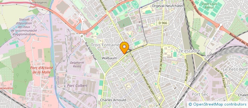 localisation de l'entreprise MADAME MICHELE GARET  REIMS