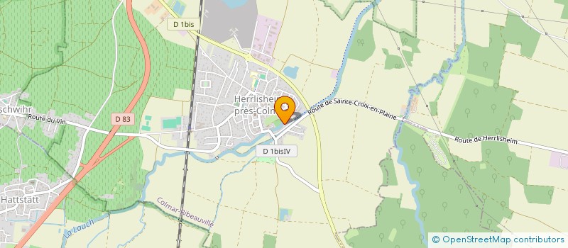 localisation de l'entreprise MADAME MICHELE GASSER  HERRLISHEIM-PRES-COLMAR