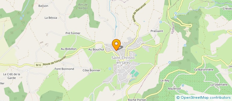 localisation de l'entreprise MADAME MICHELE GAUCHER  SAINT-CHRISTO-EN-JAREZ