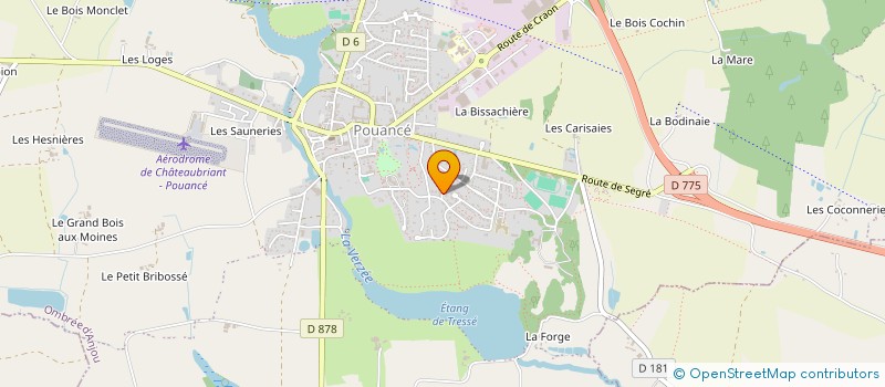 localisation de l'entreprise MADAME MICHELE GAUCHET  OMBREE D'ANJOU