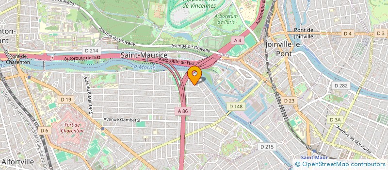 localisation de l'entreprise MADAME MICHELE GAUDIN à MAISONS-ALFORT