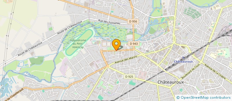 localisation de l'entreprise MADAME MICHELE GAULLIER à CHATEAUROUX