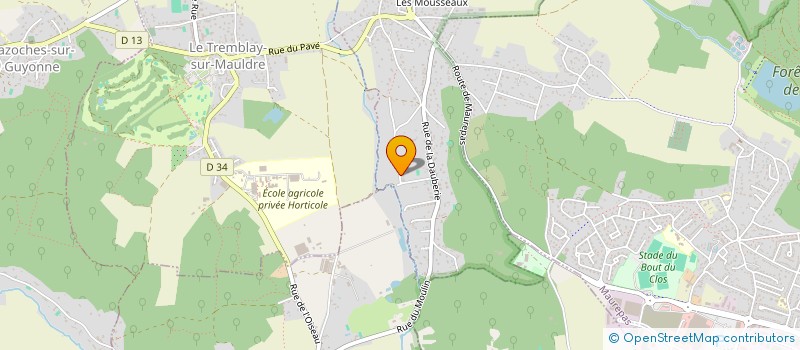 localisation de l'entreprise MADAME MICHELE GEAY  JOUARS-PONTCHARTRAIN