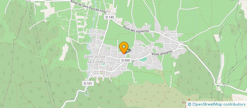 localisation de l'entreprise MADAME MICHELE GILLARDIN  SAINT-VICTOR-LA-COSTE