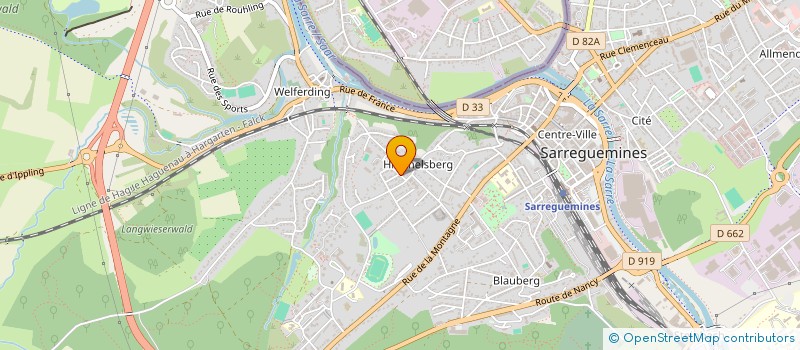 localisation de l'entreprise MADAME MICHELE GIRARDIN  REMELFING