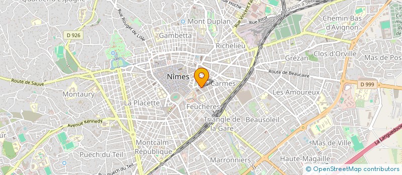 localisation de l'entreprise MADAME MICHELE GIRAUD  NIMES