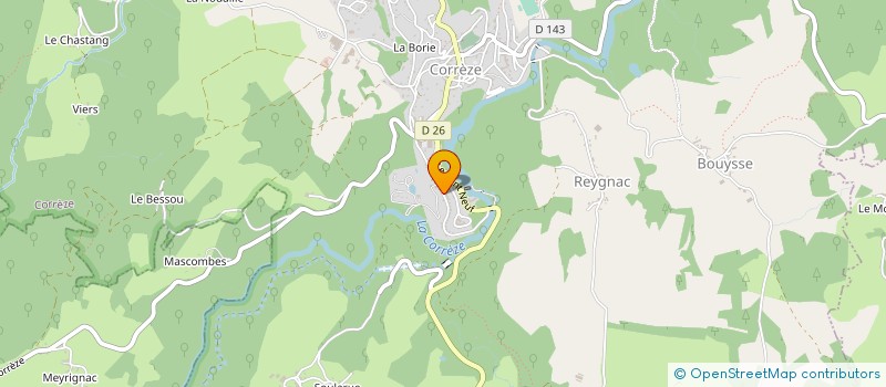 localisation de l'entreprise MADAME MICHELE GOLVET  CORREZE