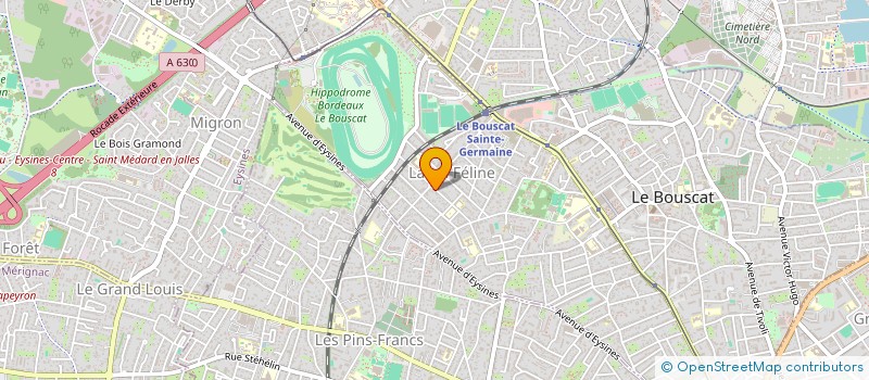 localisation de l'entreprise MADAME MICHELE GONDAL  LE BOUSCAT