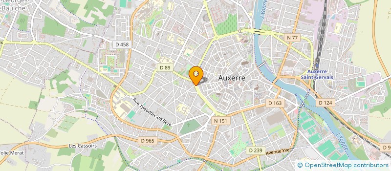 localisation de l'entreprise MADAME MICHELE GOUX à AUXERRE