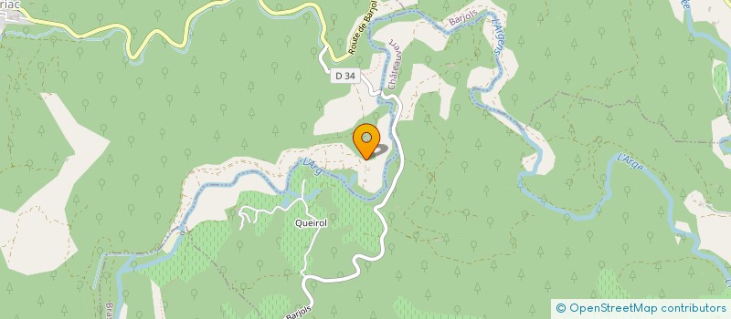 localisation de l'entreprise MADAME MICHELE GOYET  BRUE-AURIAC