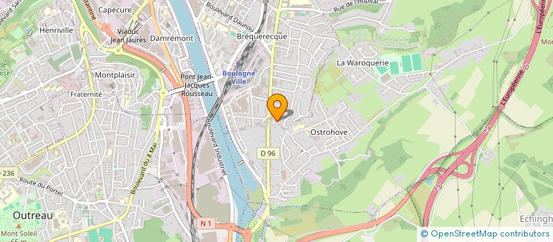 localisation de l'entreprise MADAME MICHELE GRADELET  BOULOGNE-SUR-MER