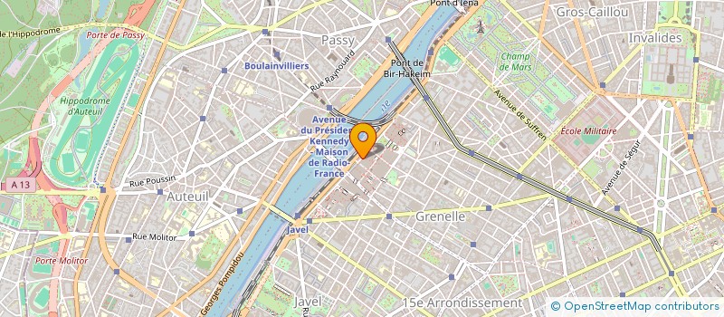 localisation de l'entreprise MADAME MICHELE GRAILLOT  PARIS