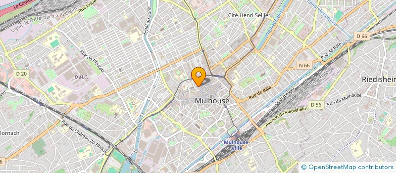 localisation de l'entreprise MADAME MICHELE GRETH  MULHOUSE