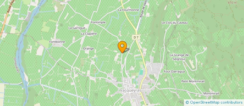 localisation de l'entreprise MADAME MICHELE GROS  VACQUEYRAS