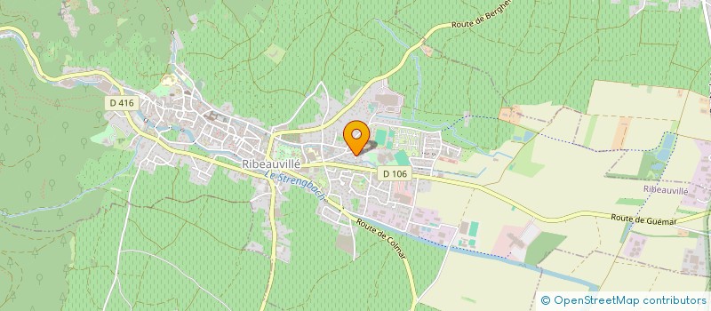 localisation de l'entreprise MADAME MICHELE GROSSKLAUS  RIBEAUVILLE