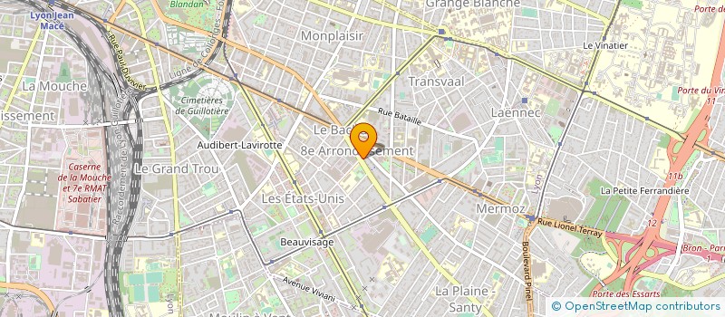 localisation de l'entreprise MADAME MICHELE GUEDJ  LYON