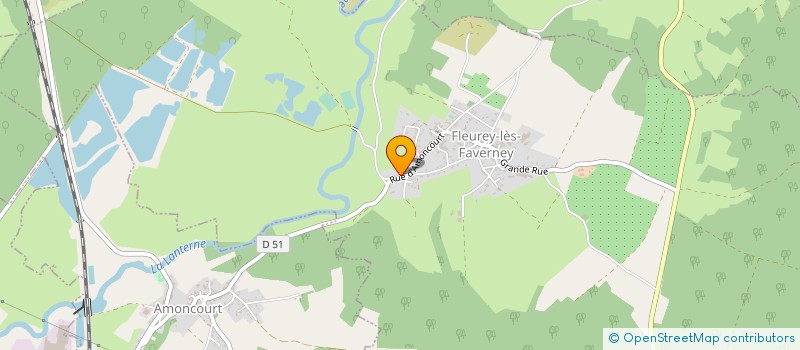 localisation de l'entreprise MADAME MICHELE GUERARD  FAVERNEY