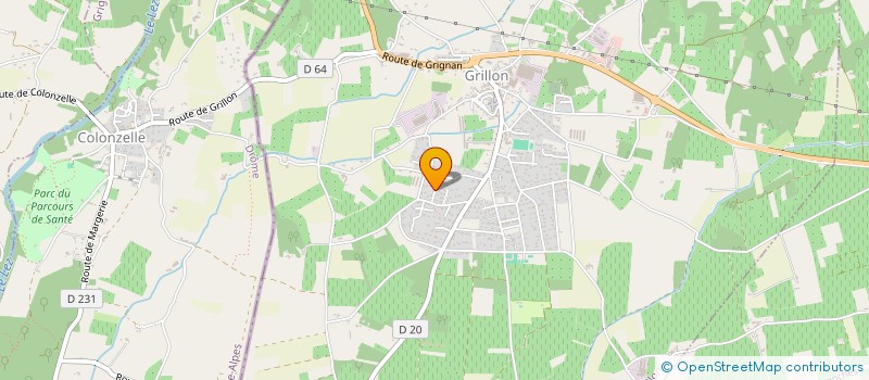 localisation de l'entreprise MADAME MICHELE GUERIN  GRILLON
