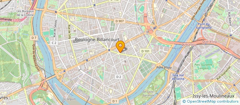 localisation de l'entreprise MADAME MICHELE GUETTA à BOULOGNE-BILLANCOURT