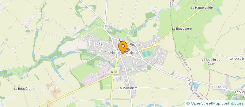 localisation de l'entreprise MADAME MICHELE GUICHARD  NIEUL-LE-DOLENT