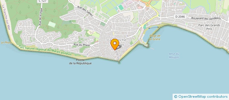 localisation de l'entreprise MADAME MICHELE GUICHETEAU à LA TRANCHE-SUR-MER