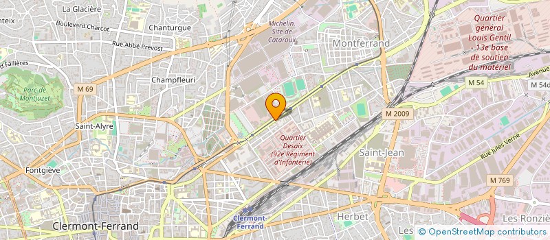 localisation de l'entreprise MADAME MICHELE GUIGONIS  CLERMONT-FERRAND