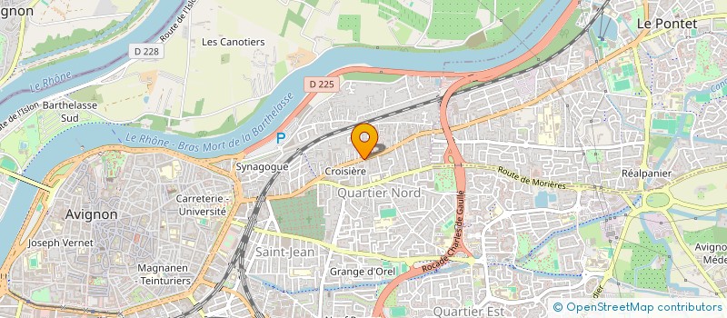 localisation de l'entreprise MADAME MICHELE GUIGUI  VILLENEUVE-LES-AVIGNON