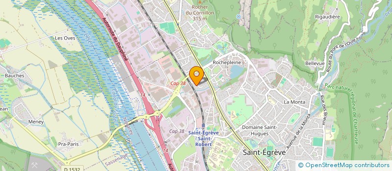 localisation de l'entreprise MADAME MICHELE GUILLAUME  SAINT-EGREVE