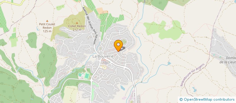 localisation de l'entreprise MADAME MICHELE GUILLERY à ROQUEBRUNE-SUR-ARGENS