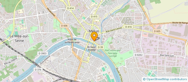 localisation de l'entreprise MADAME MICHELE GUITET à MELUN