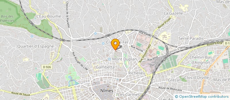 localisation de l'entreprise MADAME MICHELE GUIU  NIMES