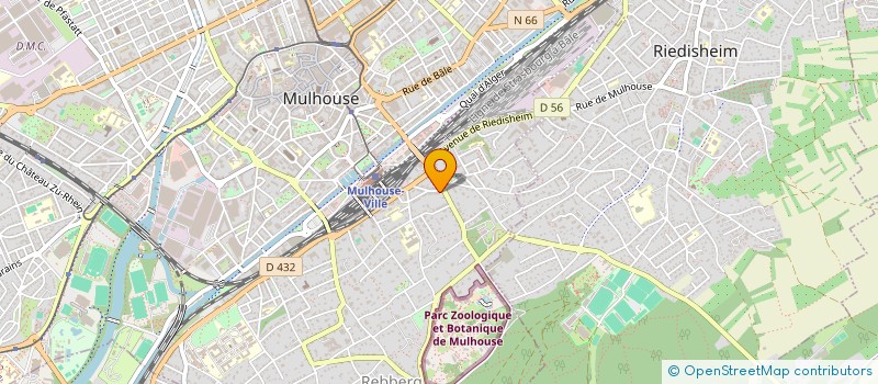 localisation de l'entreprise MADAME MICHELE HAAS à MULHOUSE