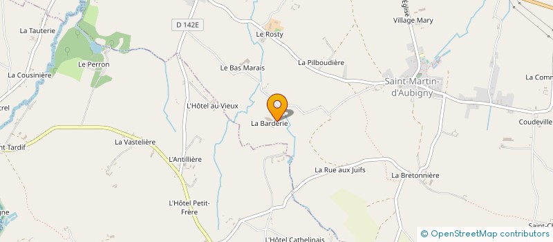 localisation de l'entreprise MADAME MICHELE HEBERT  SAINT-MARTIN-D'AUBIGNY