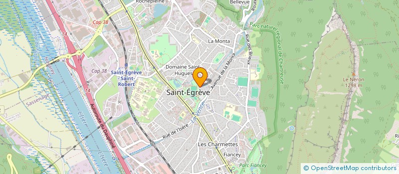 localisation de l'entreprise MADAME MICHELE HENNEUSE  SAINT-EGREVE