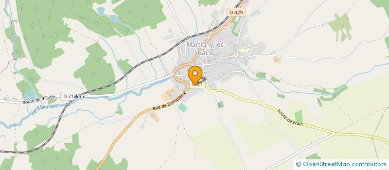 localisation de l'entreprise MADAME MICHELE HENRIOT à MARTIGNY-LES-BAINS