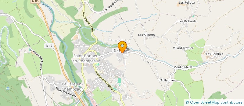 localisation de l'entreprise MADAME MICHELE HILDWEIN à SAINT-BONNET-EN-CHAMPSAUR