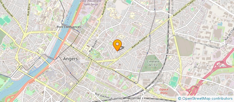 localisation de l'entreprise MADAME MICHELE HIPPOLYTE à ANGERS