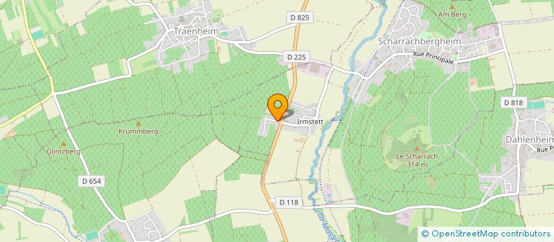 localisation de l'entreprise MADAME MICHELE HISSLER  SCHARRACHBERGHEIM-IRMSTETT