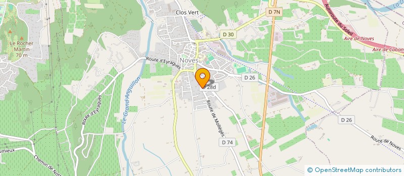 localisation de l'entreprise MADAME MICHELE HOFFMANN  NOVES